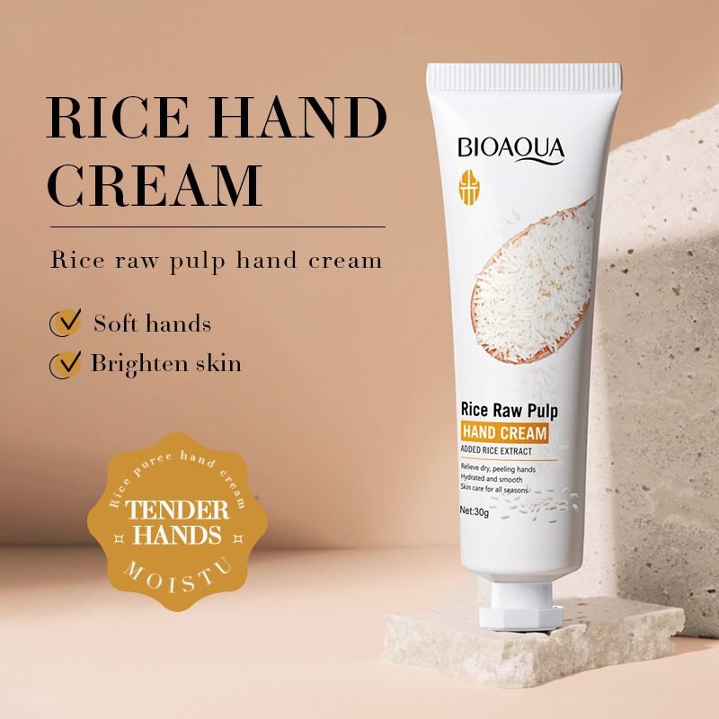 3/5pcs BIOAQUA White Rice Hand - огляд і ціна Skincare Bioaqua