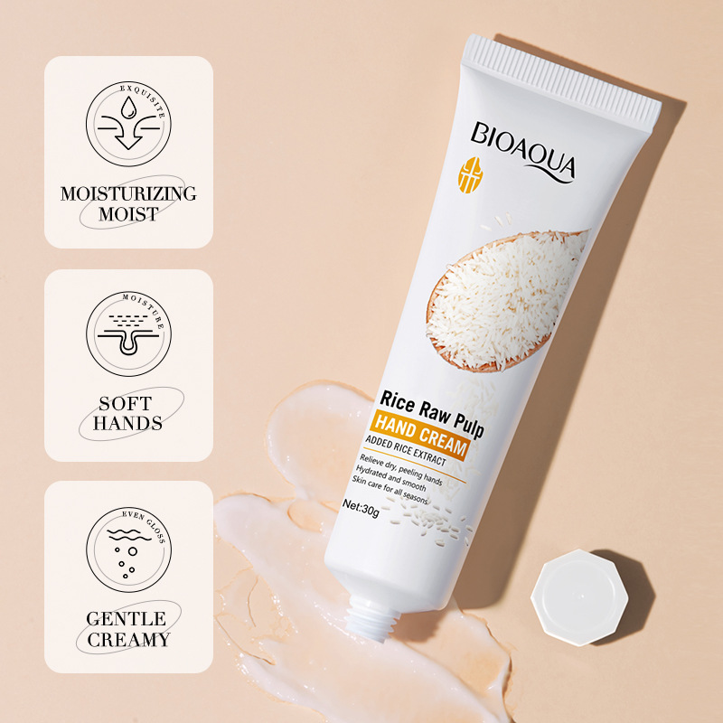 3/5pcs BIOAQUA White Rice Hand - огляд і ціна Skincare Bioaqua