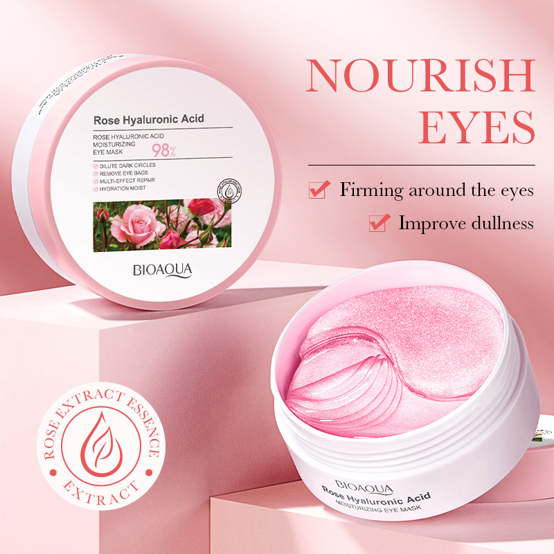 60pcs/box BIOAQUA Rose Hyaluro - огляд і ціна Skincare Bioaqua