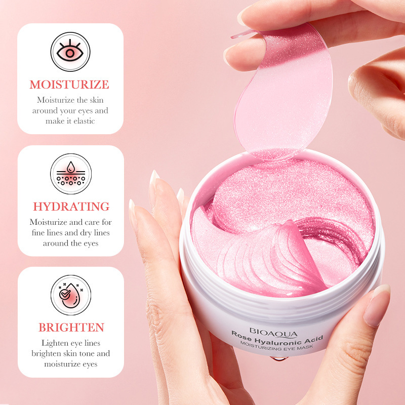 60pcs/box BIOAQUA Rose Hyaluro - огляд і ціна Skincare Bioaqua
