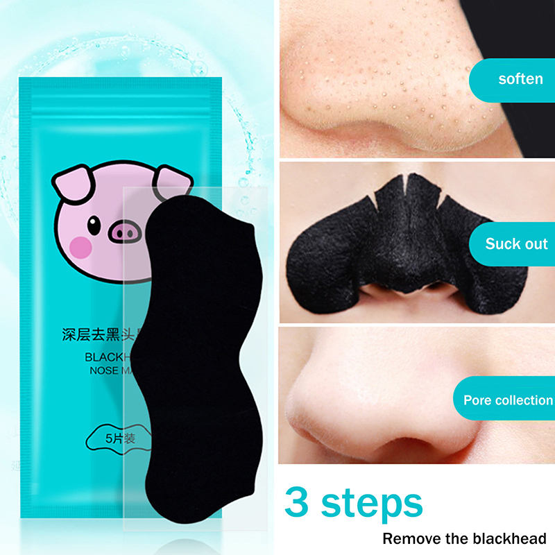 5/15/25/50 Pcs Bamboo Charcoal - огляд і ціна Charcoal Pore Strip