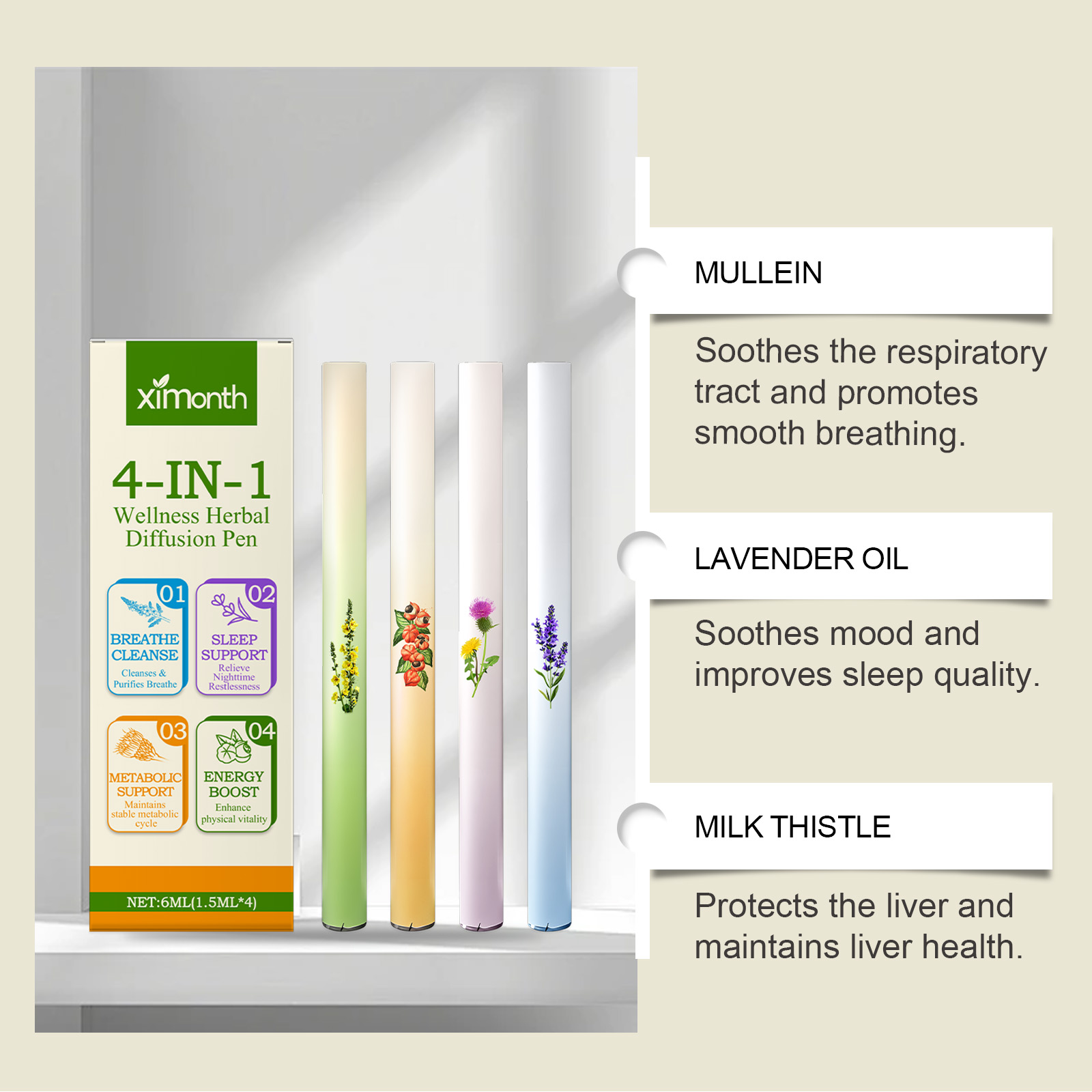 4-In-1 Herbal Essence Diffuser - огляд і ціна Skincare Herbal
