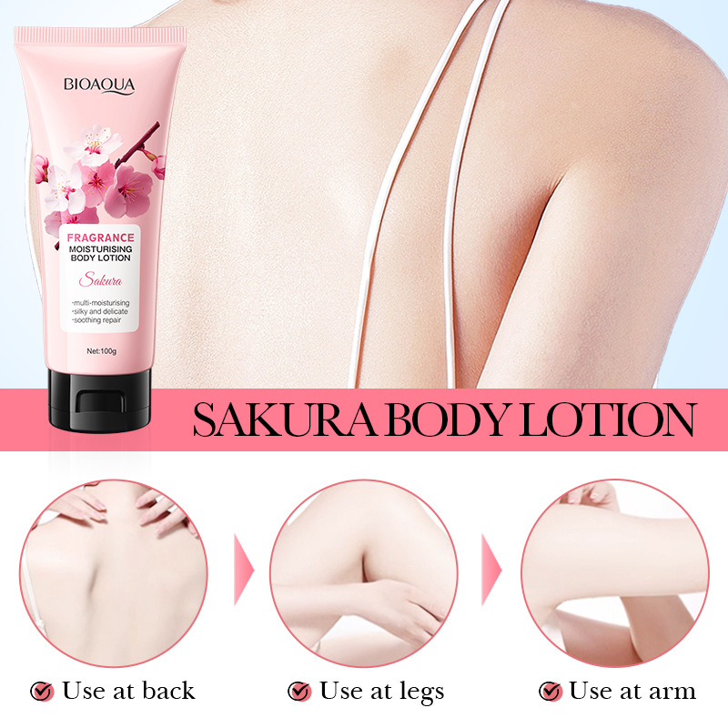 100g BIOAQUA Sakura Fragrance  - огляд і ціна Skincare Bioaqua
