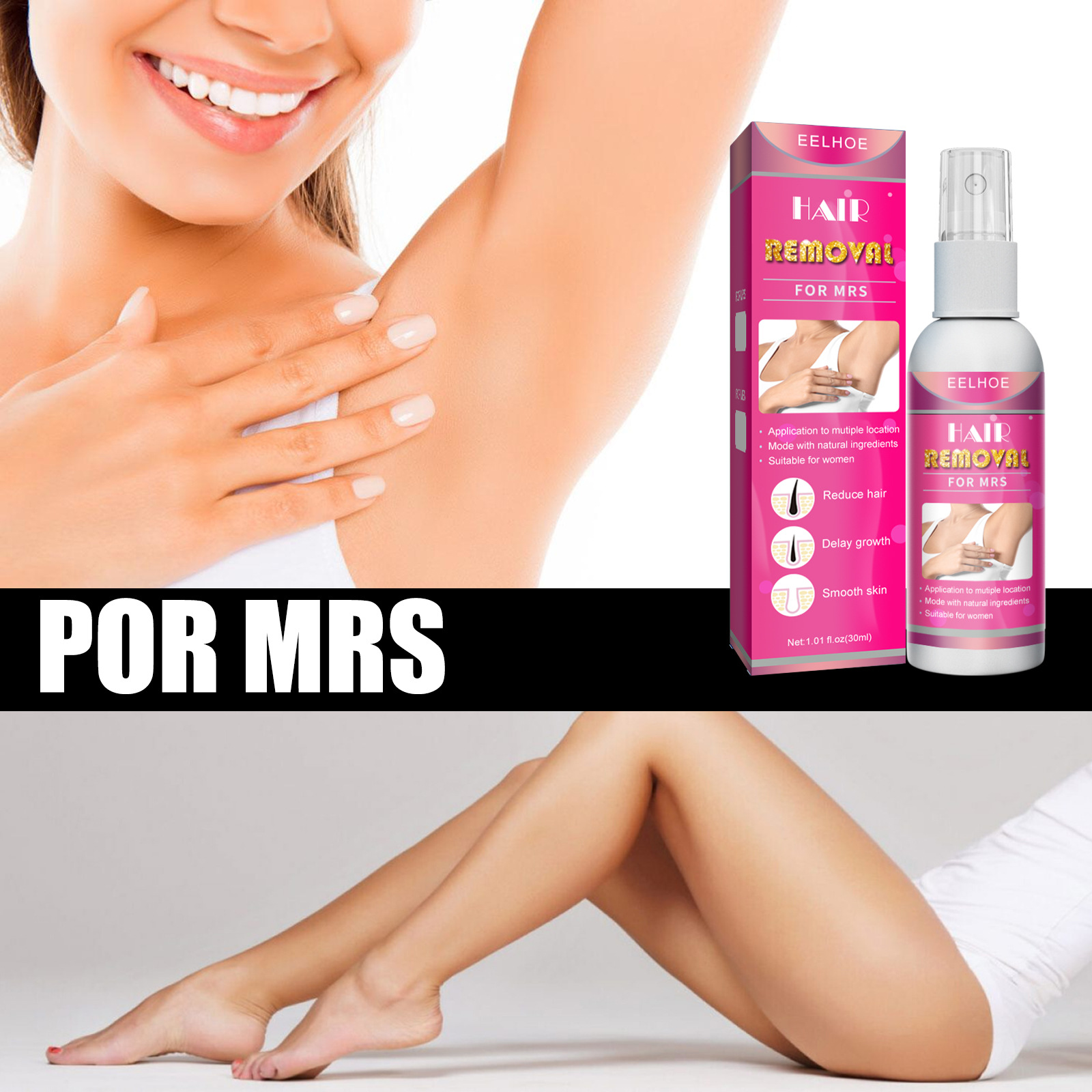 EELHOE 30ML Painless Hair Remo - огляд і ціна Skincare Herbal