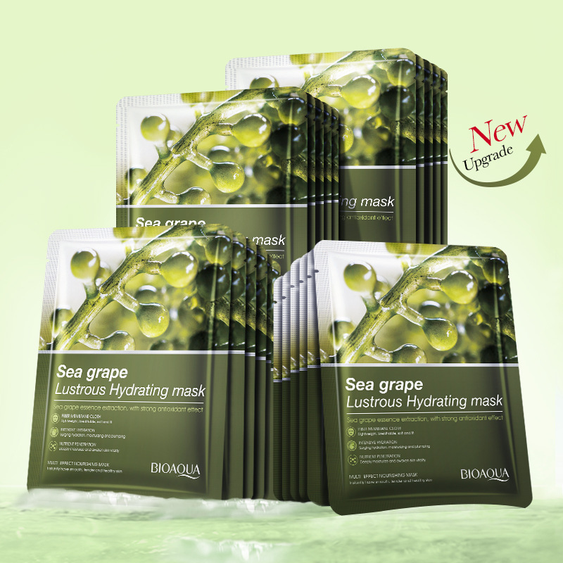 10pcs BIOAQUA Sea Grape Face M - огляд і ціна Skincare Bioaqua