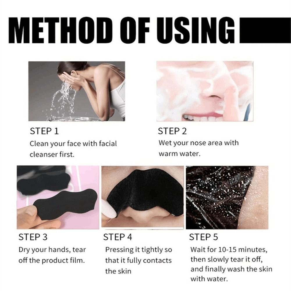 10PCS New Deep Cleaning Nose P - огляд і ціна Charcoal Pore Strip