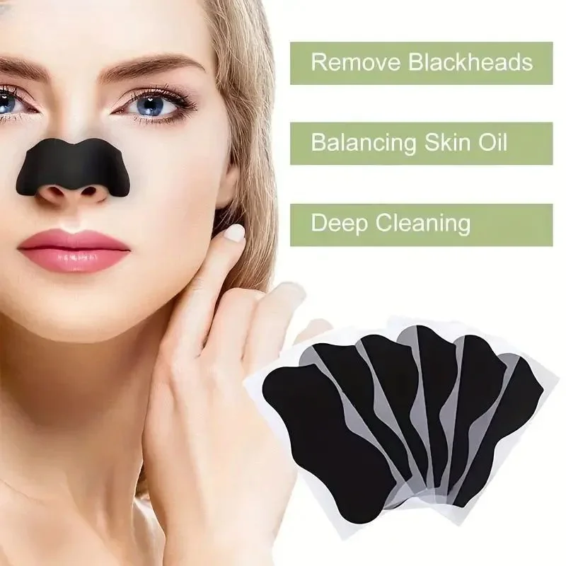 10/20/50Pcs Charcoal Blackhead - огляд і ціна Charcoal Pore Strip
