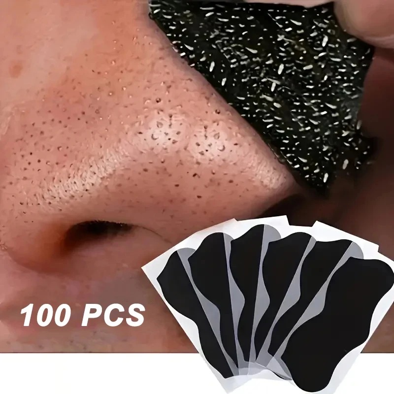 10/50/100Pcs Blackhead Remover - огляд і ціна Charcoal Pore Strip